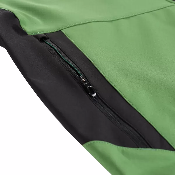  Herren -Softshelljacke ALPINE PRO ESPRIT MJCD622 GRÜN 