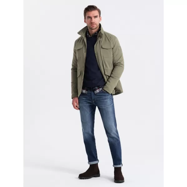  Jacke OMBRE OM-JALP-0167 KHAKI 