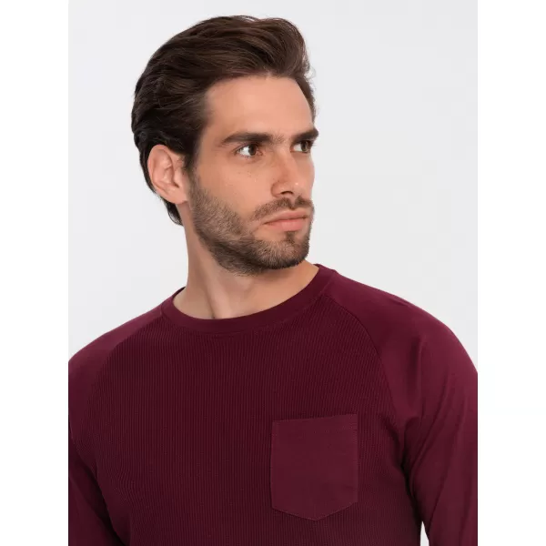  Hemd OMBRE OM-LSCL-0109 KASTANIENBRAUN 