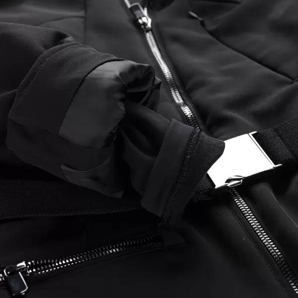  Frauen Ski -Softshelljacke für Frauen ALPINE PRO DOWELA LJCB612 SCHWARZ 