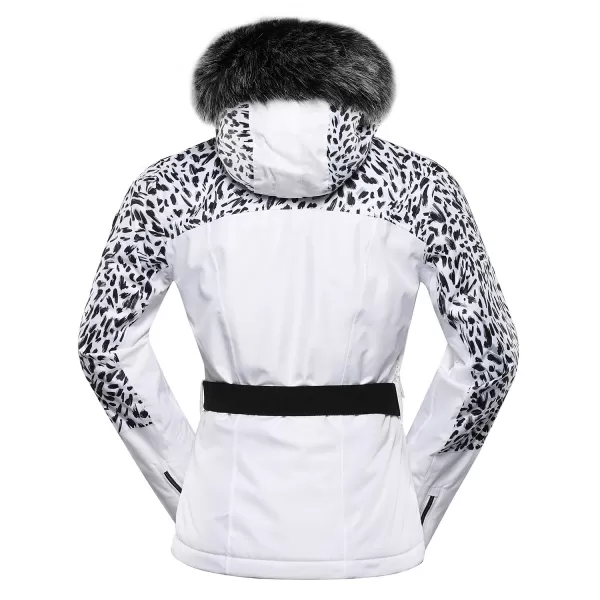  Ladies 'Skijacke ALPINE PRO OLADA LJCB603 WEIß 