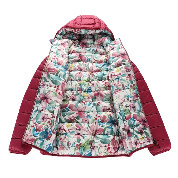  Doppelseitige Hi-Thherm-Jacke von Frauen ALPINE PRO EROMA LJCD595 ANEMONE 