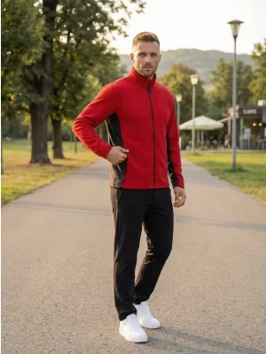 Herren Fleece Sweatshirt ALTISPORT NoPrint NP/ALM725 ROT
