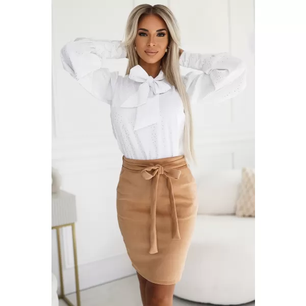  Damen NUMOCO 578-2 WEIß MIT EINEM SILBERMUSTER 