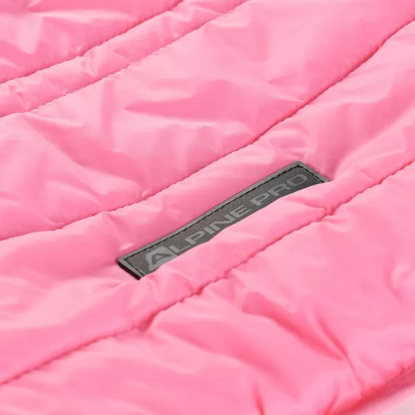  Doppelseitige Hi-Thherm-Jacke von Kindern ALPINE PRO DOUWO KJCD336 ROSA 