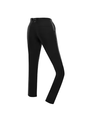 Frauen -Softshell -Hosen ALPINE PRO CORBA LPAD663 SCHWARZ