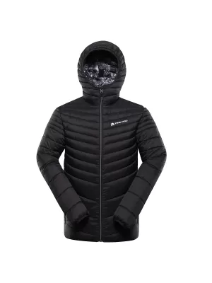 Doppelseitige Hi-Thherm-Jacke von Männern ALPINE PRO EROM MJCD628 SCHWARZ