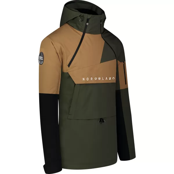  Herren-Winterjacke NORDBLANC SNOWPACK NBWJM8124 ARMEEGRÜN 