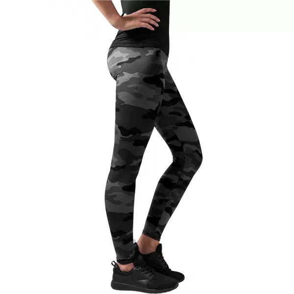  Leggings für Damen URBAN CLASSICS TB1331 DUNKLES TARNMUSTER 