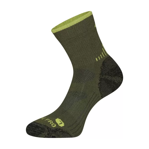  Antibakterielle Socken von Merineino Wolle ALPINE PRO KEROWE USCC096 GRÜN 