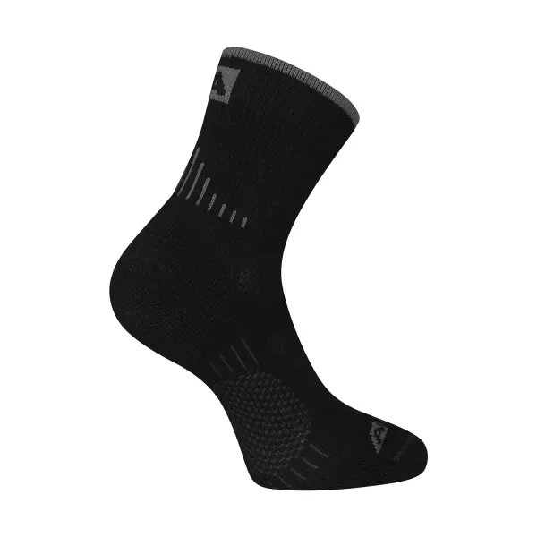  Antibakterielle Socken von Merineino Wolle ALPINE PRO KEROWE USCC096 SCHWARZ 