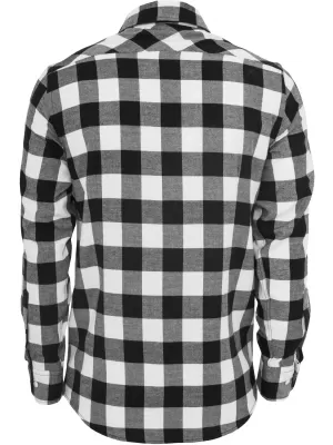 Hemd URBAN CLASSICS TB297 SCHWARZ/WEIß