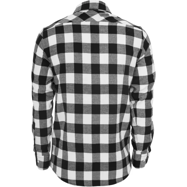  Hemd URBAN CLASSICS TB297 SCHWARZ/WEIß 
