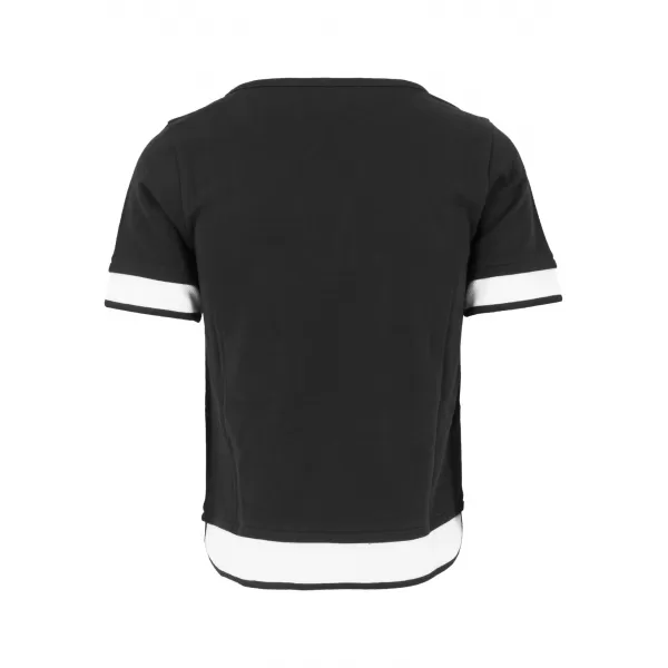  Hemd URBAN CLASSICS TB1197 SCHWARZ/WEIß 