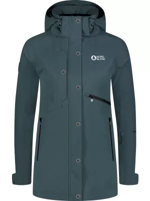Damen-Skijacke NORDBLANC SLEDDING NBWJL8127 GRÜN