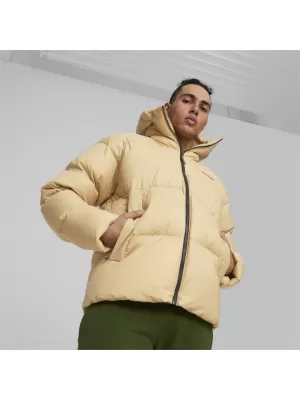 Herrenjacke PUMA HOODED ULTRA DOWN PUFFER JACKET BEIGE
