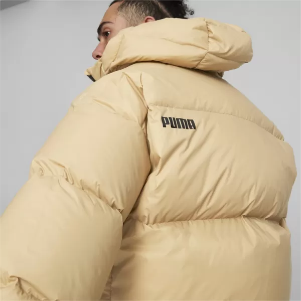  Herrenjacke PUMA HOODED ULTRA DOWN PUFFER JACKET BEIGE 