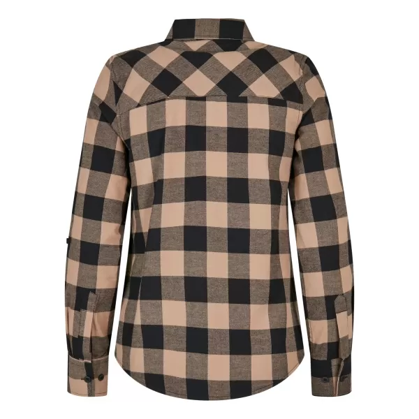  Hemd URBAN CLASSICS TB1280 SCHWARZ/WEICHES TAUPE 