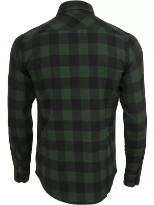 Hemd URBAN CLASSICS TB297 SCHWARZ/WALD
