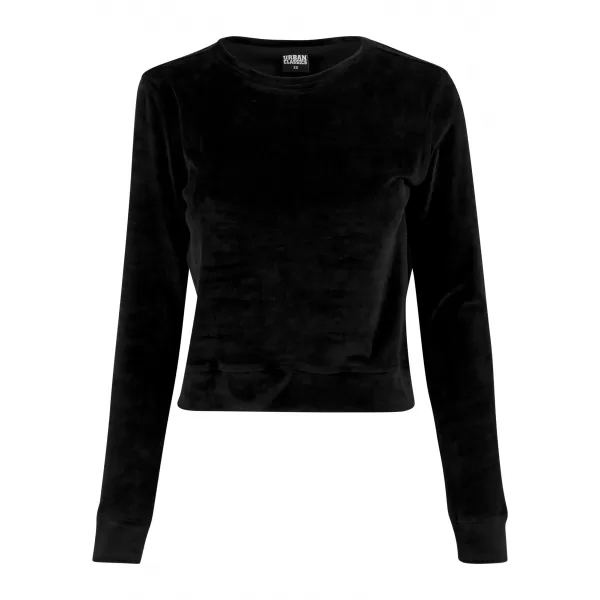  Damen Sweatshirt URBAN CLASSICS TB1352 SCHWARZ 