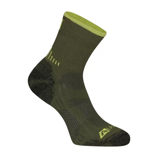  Antibakterielle Socken von Merineino Wolle ALPINE PRO KEROWE USCC096 GRÜN 