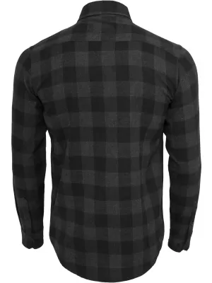 Hemd URBAN CLASSICS TB297 SCHWARZ/HOLZKOHLE