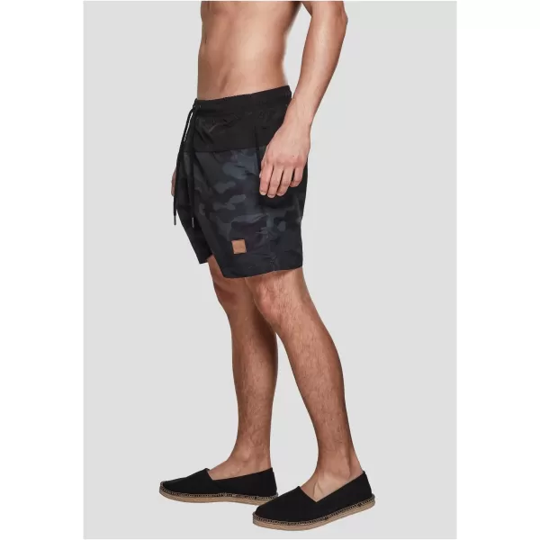  Shorts URBAN CLASSICS TB1026 SCHWARZ/DUNKLER CAMO 