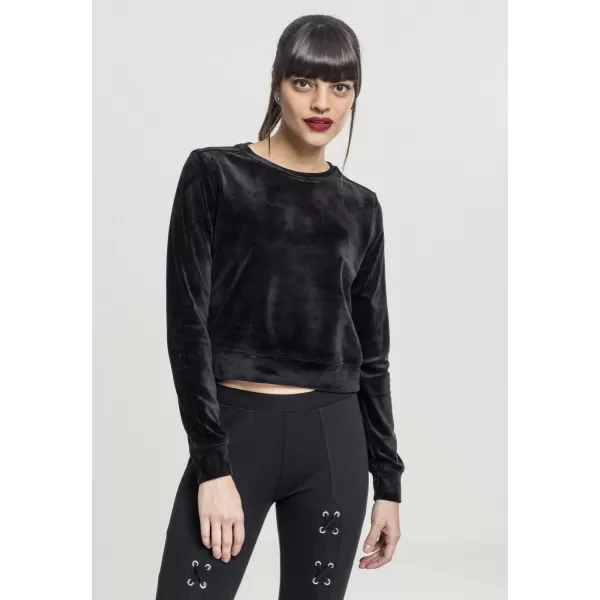  Damen Sweatshirt URBAN CLASSICS TB1352 SCHWARZ 