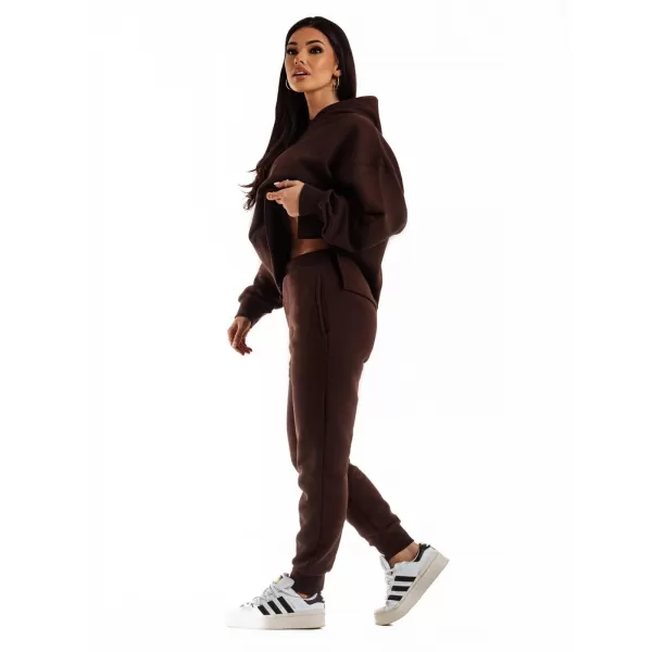  Jogginghosen für Damen EDOTI PLR265 BRAUN 