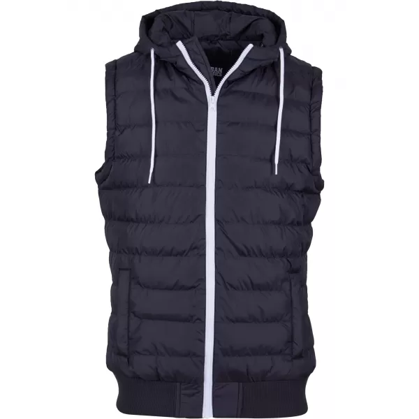  Weste URBAN CLASSICS TB510 SCHWARZ/WEIß 
