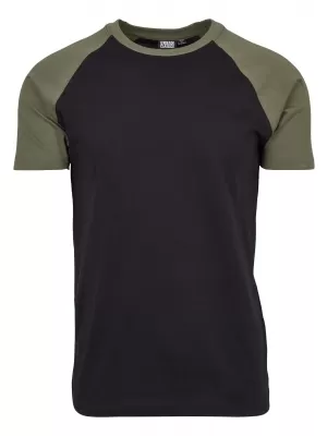 Hemd URBAN CLASSICS TB639 SCHWARZ/OLIVE