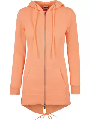 Damen Sweatshirt URBAN CLASSICS TB1075 PAPAYA