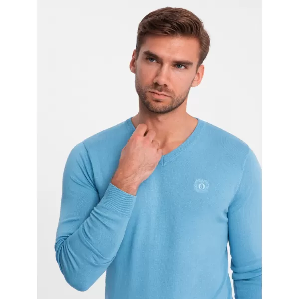  Herrenpullover OMBRE OM-SWBS-0107 HELLBLAU 