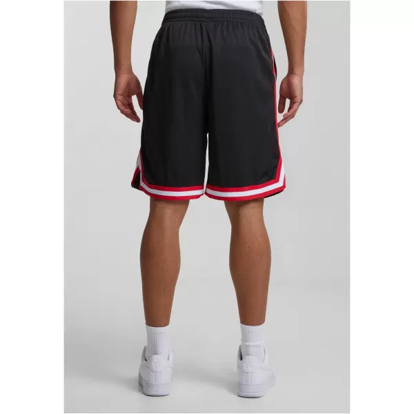  Shorts URBAN CLASSICS TB243 SCHWARZ/ROT/WEIß 