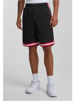 Shorts URBAN CLASSICS TB243 SCHWARZ/ROT/WEIß