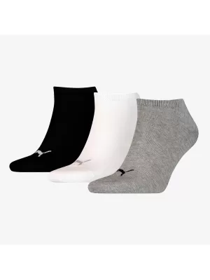 Socken PUMA UNISEX SNEAKER PLAIN 3P GRAU
