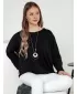Damen Sweatshirt DSTREET LOOSEFEMME SCHWARZ