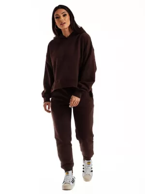 Jogginghosen für Damen EDOTI PLR265 BRAUN
