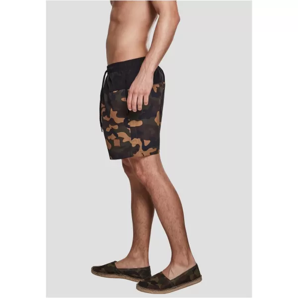  Shorts URBAN CLASSICS TB1026 SCHWARZ/HOLZ CAMO 