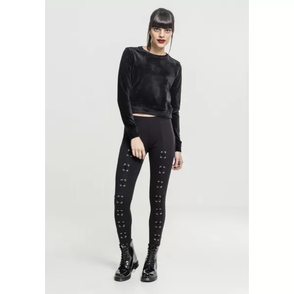  Damen Sweatshirt URBAN CLASSICS TB1352 SCHWARZ 