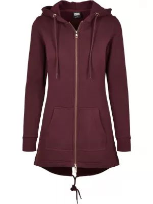 Damen Sweatshirt URBAN CLASSICS TB1075 ROTWEIN