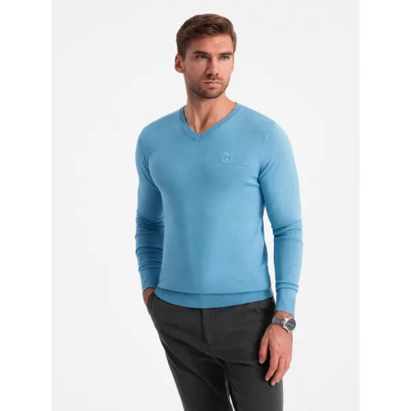  Herrenpullover OMBRE OM-SWBS-0107 HELLBLAU 