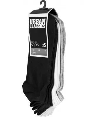 Socken URBAN CLASSICS TB1470 SCHWARZ/WEIß/GRAU