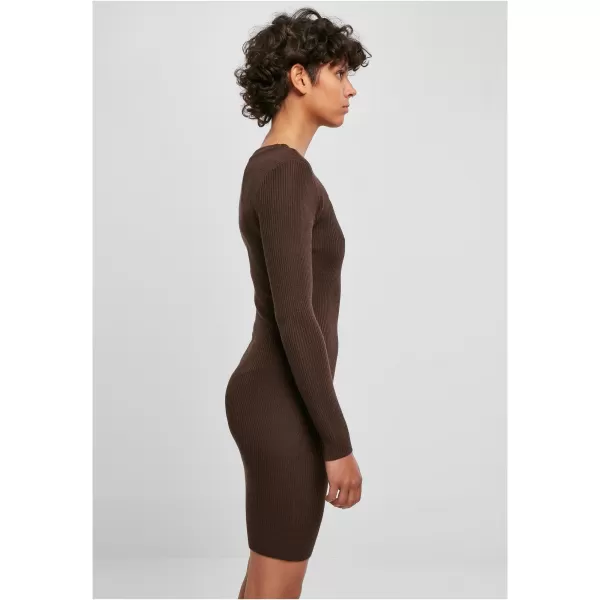  Kleid URBAN CLASSICS TB1742 BRAUN 