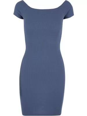 Kleid URBAN CLASSICS TB1501 VINTAGE BLUE