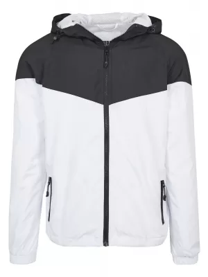 Jacke URBAN CLASSICS TB2107 SCHWARZ/WEIß