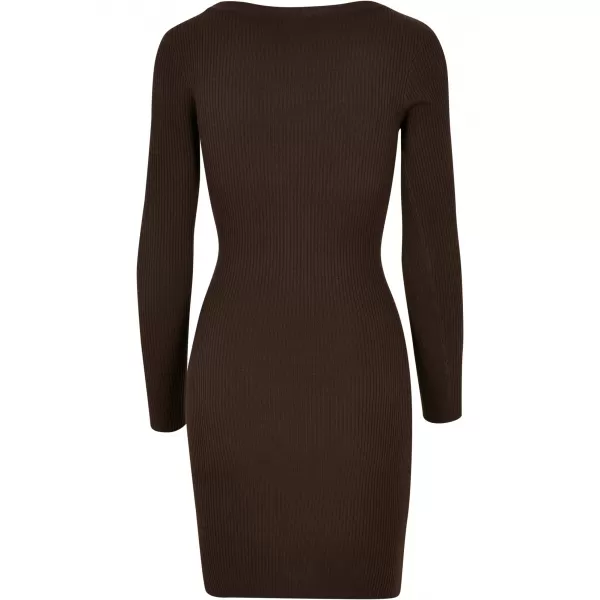  Kleid URBAN CLASSICS TB1742 BRAUN 