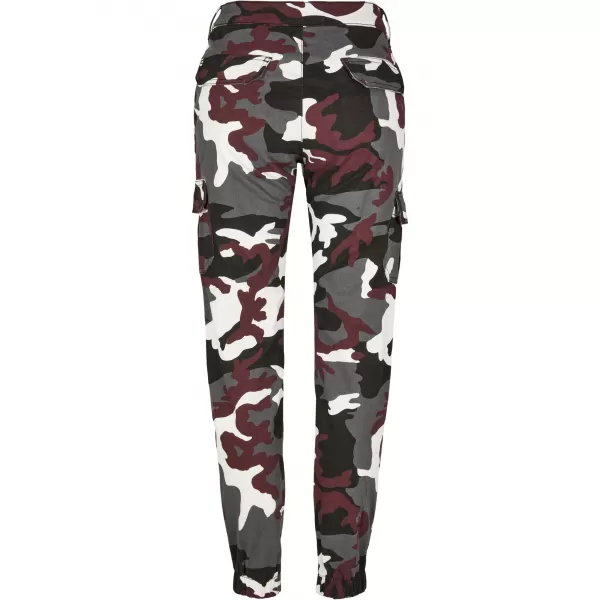  Damenhosen URBAN CLASSICS TB3047 WEIN CAMO 