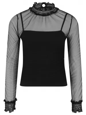 Damenbluse URBAN CLASSICS TB2324 SCHWARZ