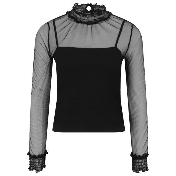  Damenbluse URBAN CLASSICS TB2324 SCHWARZ 